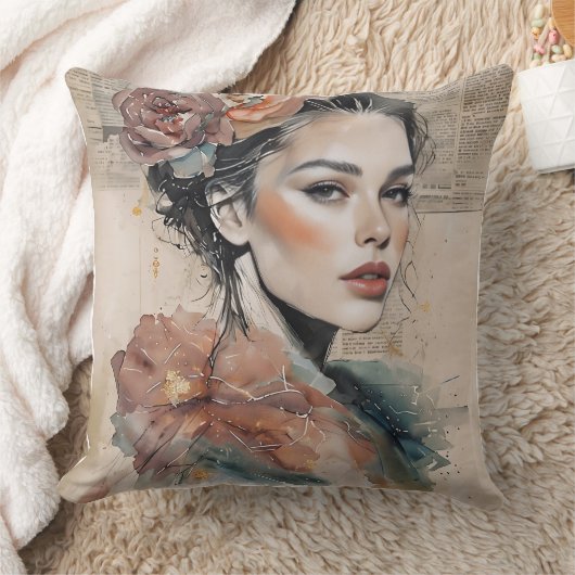 Modern Feminine  クッション (ブランケット)