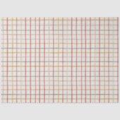 Modern Festive Colorful Grid  薄葉紙 (正面)