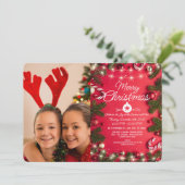 Modern Festive Holiday Greeting 招待状 (スタンド正面)