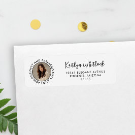 Modern Fifty and Fabulous Bold 50th Birthday Party ラベル