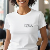 Modern Fifty and Fabulous Bold 50th  Tシャツ