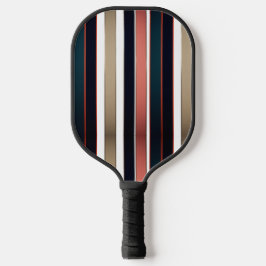 Modern Fire and Bold Diagonal Stripe Pickleball  ピックルボールラケット