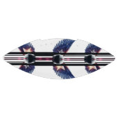 Modern Fire & Triple Stripe Bold Minimalist アメリカンフットボール (パネル)