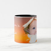 Modern First Mother’s Day Mug - Sunset ツートーンマグカップ (中央)