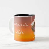 Modern First Mother’s Day Mug - Sunset ツートーンマグカップ (正面左)