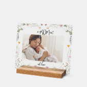 Modern  First Mother's Day Photo Acrylic Gift アクリルサイン (傾斜)