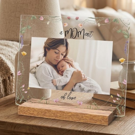 Modern  First Mother's Day Photo Acrylic Gift アクリルサイン
