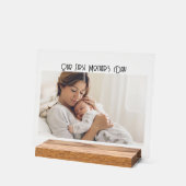 Modern  First Mother's Day Photo Acrylic Gift Sign アクリルサイン (傾斜)