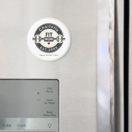 Modern Fit Mom Mothers Day Fridge Magnet マグネット