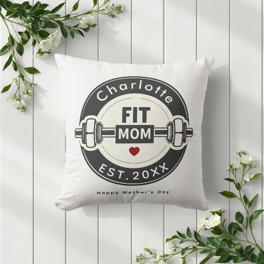 Modern Fit Mom Mothers Day Pillow Gift クッション