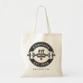Modern Fit Mom Mothers Day Tote Bag トートバッグ (正面)