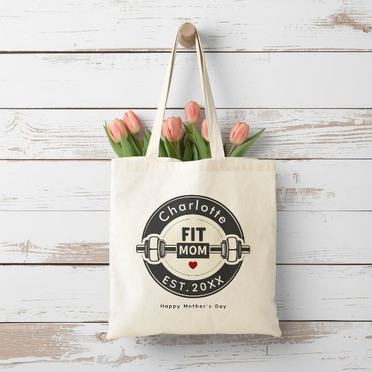 Modern Fit Mom Mothers Day Tote Bag トートバッグ