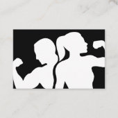 Modern Fitness Coach And Trainer 名刺 (正面)