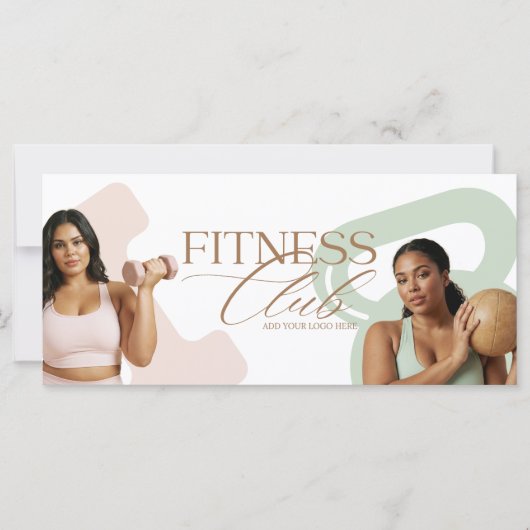 Modern Fitness Personal Trainer Gift Certificate (正面)
