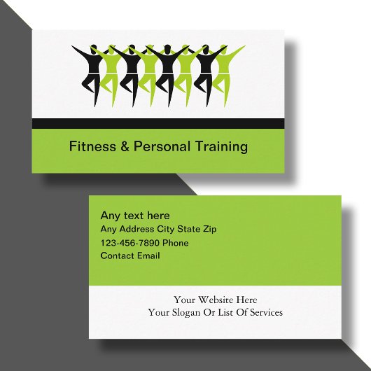 Modern Fitness & Personal Trainer New 名刺