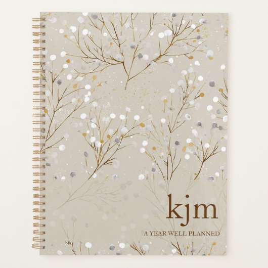 Modern Floral プランナー手帳 (正面)