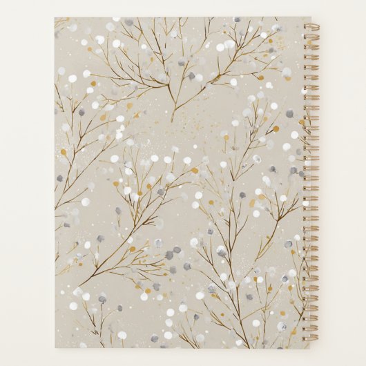 Modern Floral プランナー手帳 (裏面)