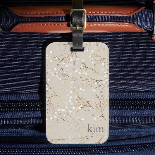 Modern Floral ラゲッジタグ