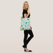 Modern Floral Art Tote Bag トートバッグ (モデル)