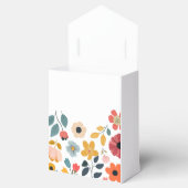 Modern Floral Baby Shower フェイバーボックス (オープン)