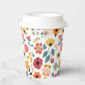 Modern Floral Baby Shower 紙コップ (右)