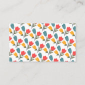 Modern Floral Books for Baby エンクロージャーカード (裏面)