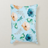 Modern Floral Design with Soft Natural Tones アクセントクッション (正面(垂直))