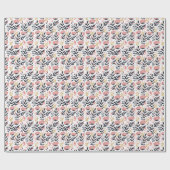 Modern Floral Elegance ラッピングペーパー (フラット)