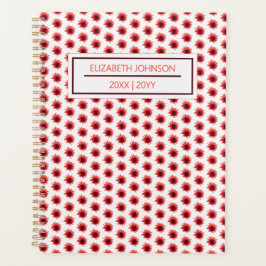 Modern Floral Elegant Botanical Weekly Daily Name プランナー手帳