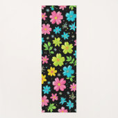 Modern floral geometric modern pattern colorful ヨガマット (正面)