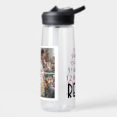 Modern Floral Multi-Photo Custom Mother's Day  ウォーターボトル (左面)