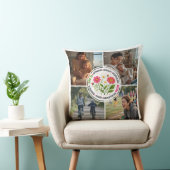 Modern Floral Multi-Photo Custom Mother's Day  クッション (椅子)