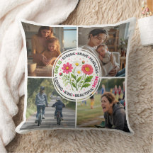 Modern Floral Multi-Photo Custom Mother's Day 