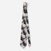Modern Floral Neck Tie | Formal Special Occasions ネクタイ (正面)