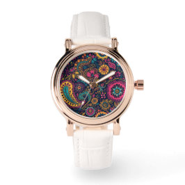 Modern Floral Paisley eWatch Watch 腕時計