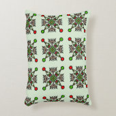 Modern Floral Pattern アクセントクッション (正面(垂直))