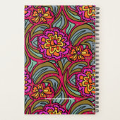 Modern Floral Pattern Custom Planner プランナー手帳 (裏面)
