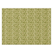 Modern Floral Pattern: White Umbel Flowers テーブルクロス (正面(横))