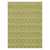 Modern Floral Pattern: White Umbel Flowers テーブルクロス (正面)