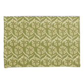 Modern Floral Pattern: White Umbel Flowers 枕カバー (正面右)