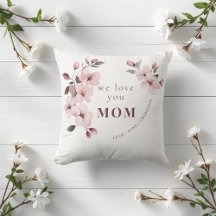 Modern Floral Personalized Mothers Day Gift