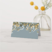 Modern Floral Wedding Place Cards プレイスカード (裏面)
