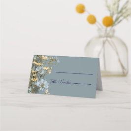 Modern Floral Wedding Place Cards プレイスカード