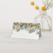 Modern Floral Wedding Place Cards プレイスカード (裏面)