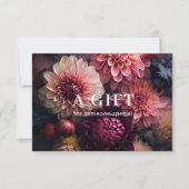 MODERN FLOWER BUSINESS QR CODE GIFT CERTIFICATE  (正面)
