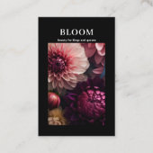 Modern Flower QR Code 名刺 (正面)