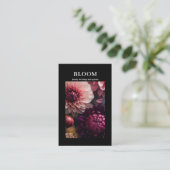 Modern Flower QR Code 名刺 (スタンド正面)