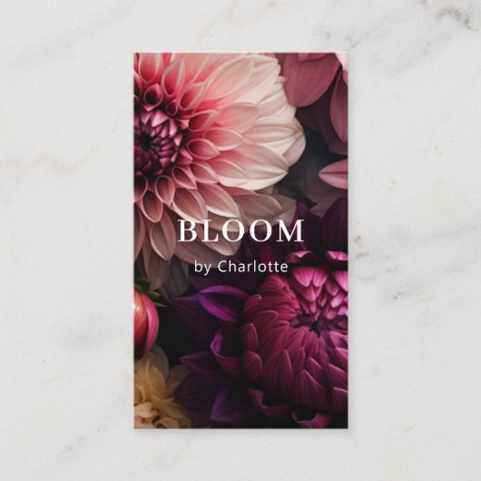 Modern Flower Salon 予約カード (正面)