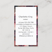 Modern Flower Salon 名刺 (裏面)