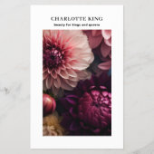 Modern Flower Salon Pricelist チラシ (正面)